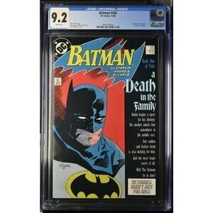 🔑🔥Batman #426 - CGC 9.2 - White Pages - DC Comics 1988 164004